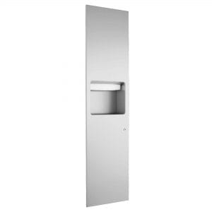 DOLPHIN RECESSED PAPER TOWEL DISPENSER AND WASTE BIN