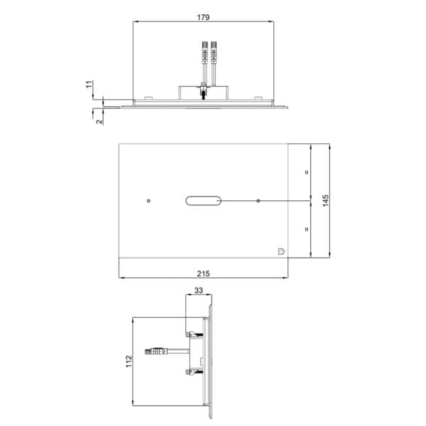 DOLPHIN ELECTRONIC INFRARED ANTI-VANDAL FLUSH PLATE - Image 2