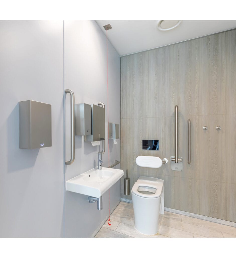 Ambulant accessible commercial washroom Doc M pack