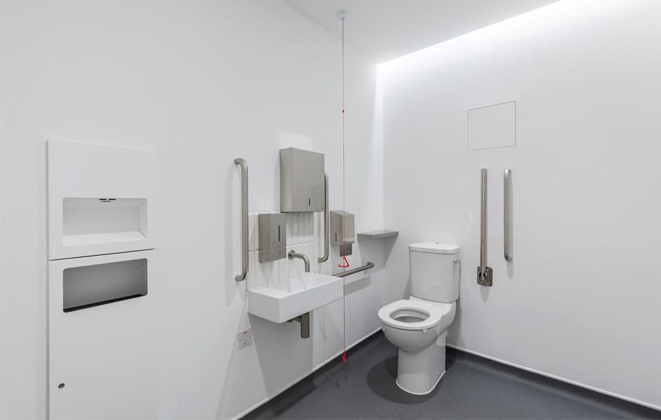 An accessible commercial washroom Doc M pack