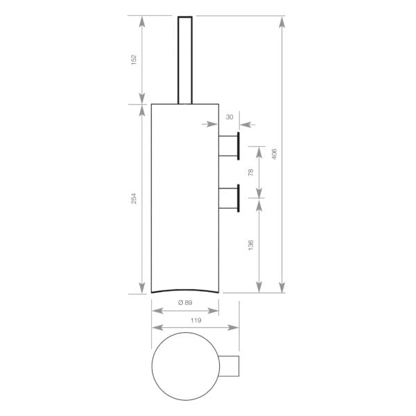 DOLPHIN TOILET BRUSH SET - Image 3
