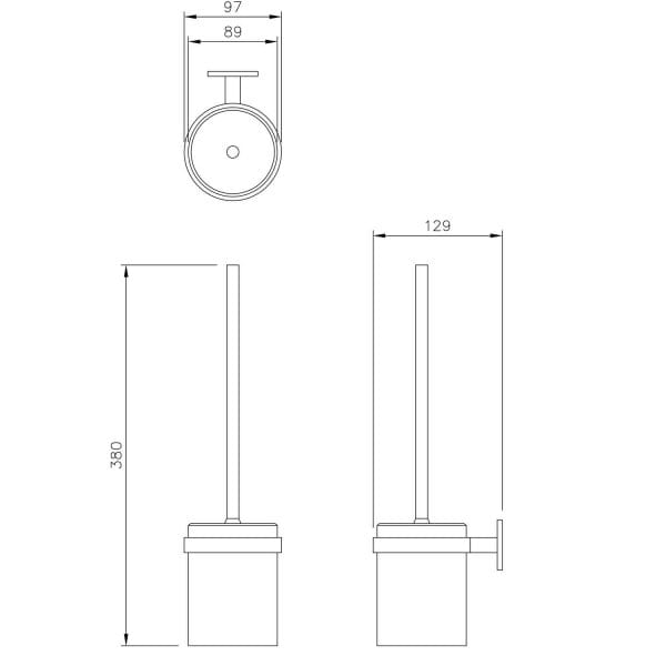DOLPHIN TOILET BRUSH SET - Image 2