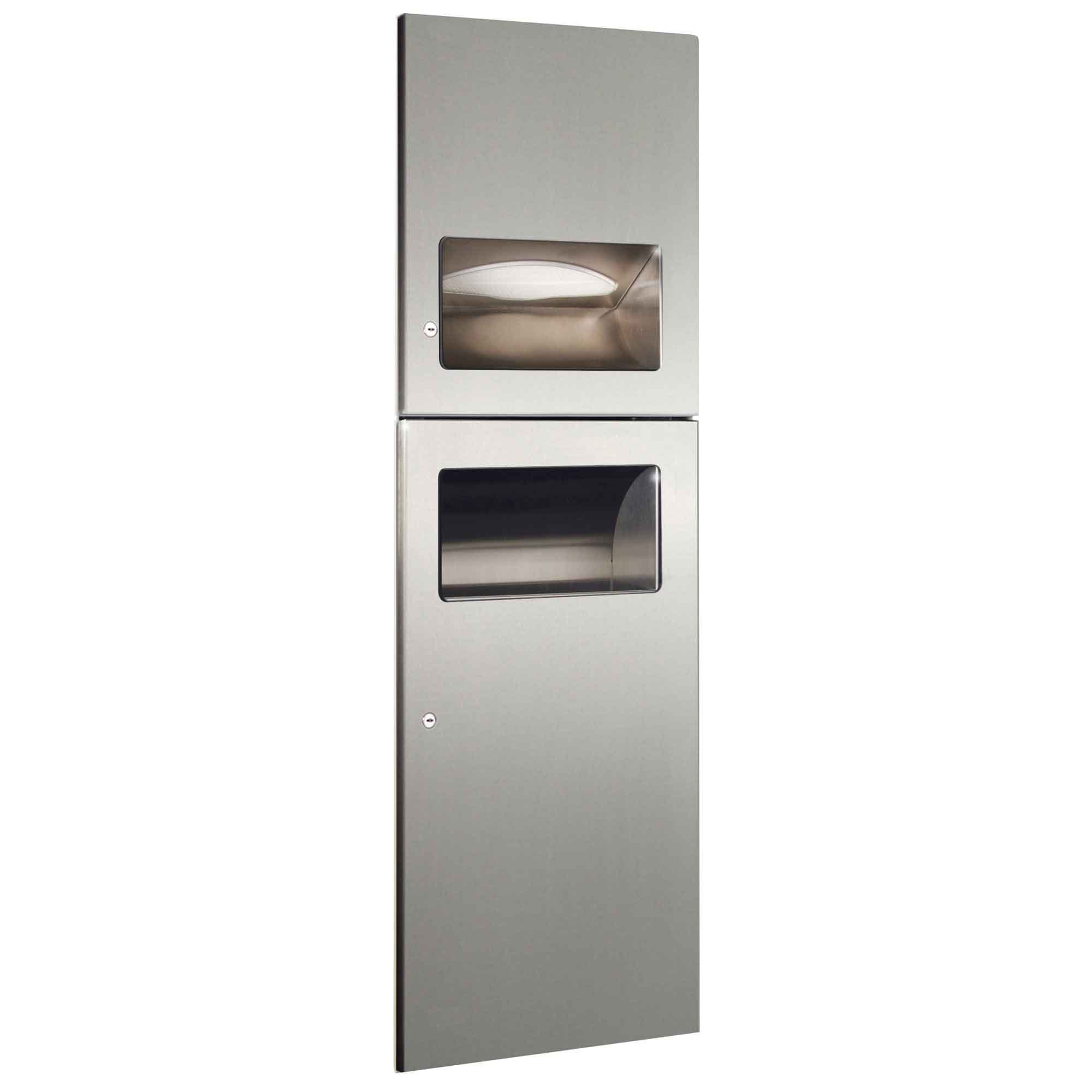 DOLPHIN COMBINATION UNIT - PAPER TOWEL DISPENSER AND BIN