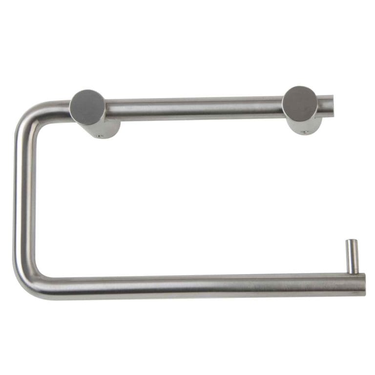 DOLPHIN SINGLE STAINLESS STEEL TOILET ROLL HOLDER