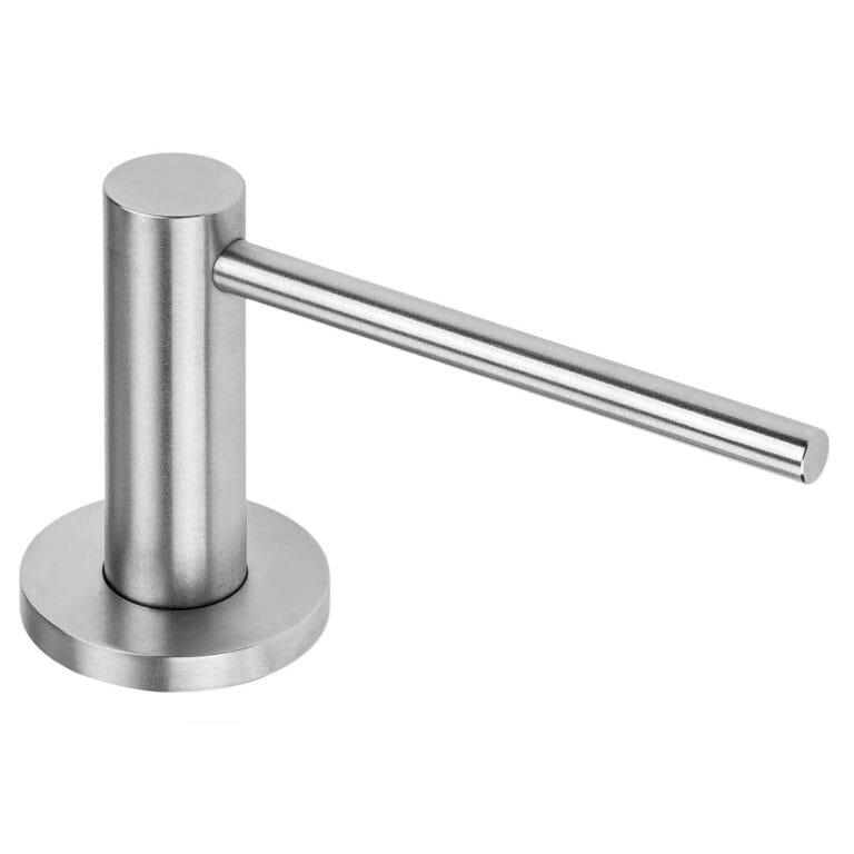 BC637 Brushed Steel flange hole removed