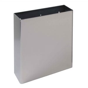 DOLPHIN 24LTR STAINLESS STEEL SURFACE MOUNTED BIN