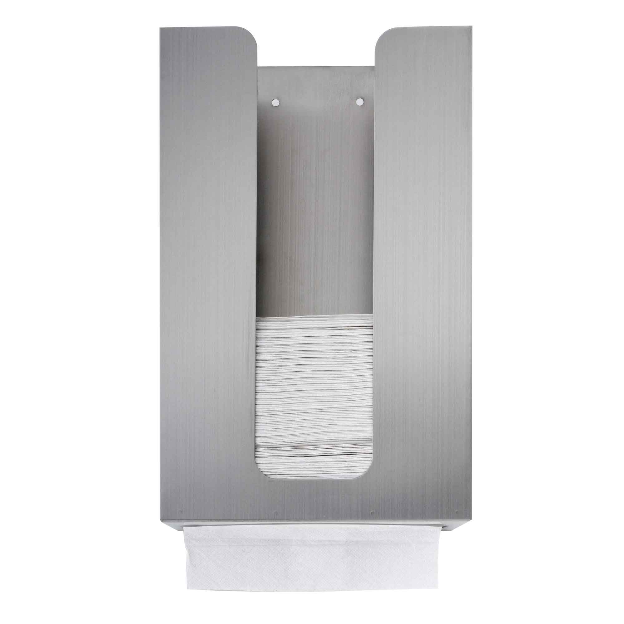 BEHIND MIRROR/SURFACE MOUNTED PAPER TOWEL DISPENSER