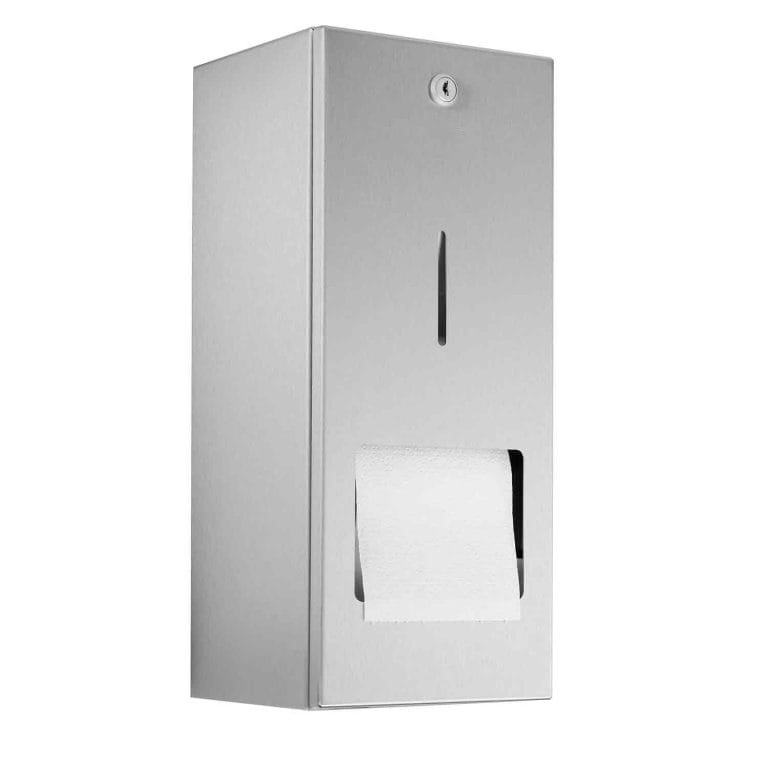 DOLPHIN PRESTIGE DOUBLE ROLL TOILET TISSUE DISPENSER