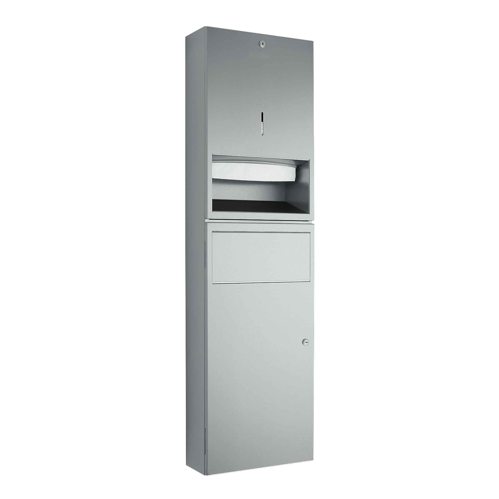DOLPHIN PRESTIGE COMBINATION UNIT - PAPER TOWEL DISPENSER AND BIN