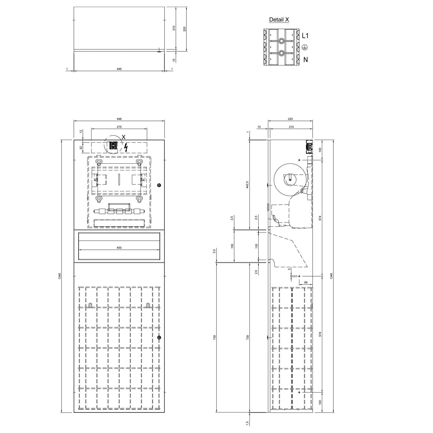 DOLPHIN PRESTIGE COMBINATION UNIT - PAPER TOWEL DISPENSER AND BIN - Image 2