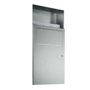 DOLPHIN RECESSED SANITARY BIN