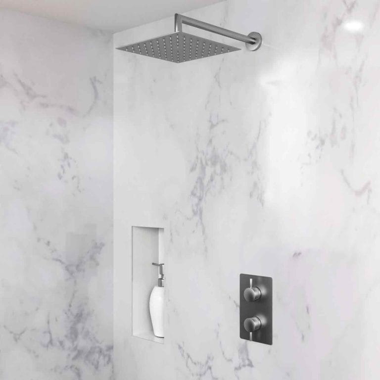 DOLPHIN SHOWER SET WITH WALL MOUNTED HEAD