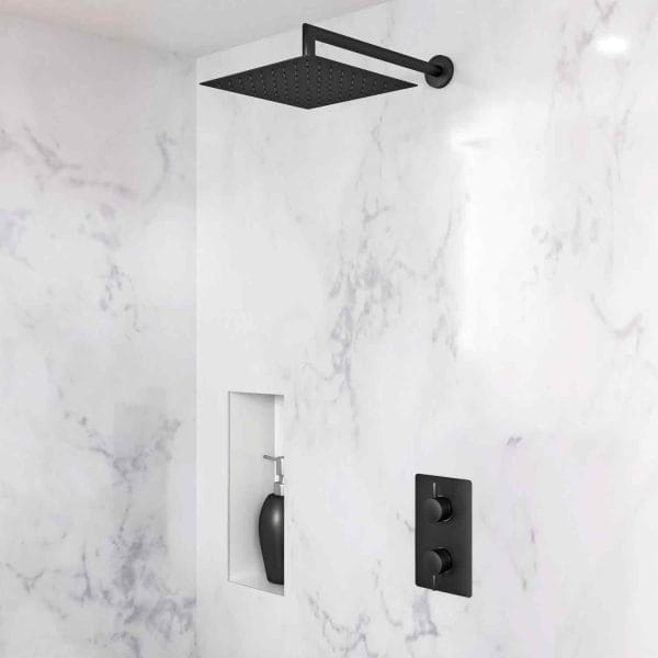 DOLPHIN SHOWER SET WITH WALL MOUNTED HEAD