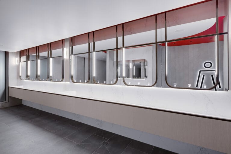 Dolphin Washroom at Melbourne Airport T3
