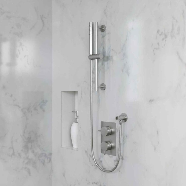 DOLPHIN SHOWER SET WITH HANDHELD SHOWER HEAD AND SLIDER