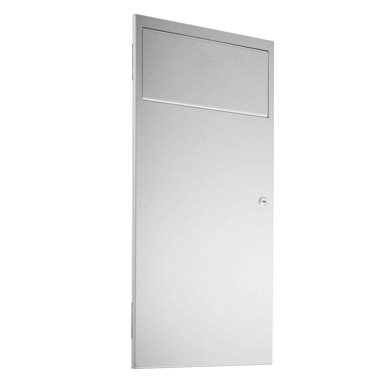 DOLPHIN RECESSED WASTE BIN WITH FLAP