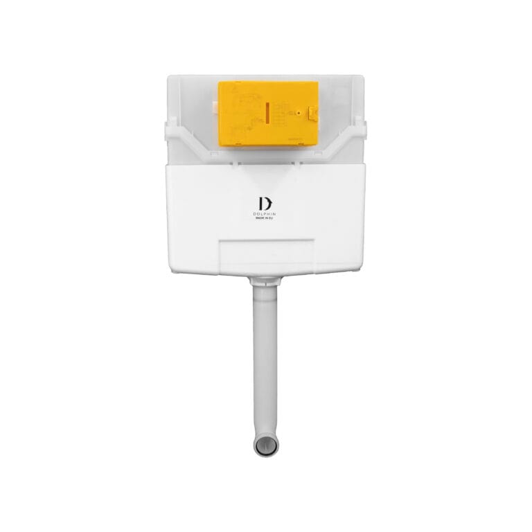 DOLPHIN BLUE 126MM PNEUMATIC CISTERN – NO FRAME