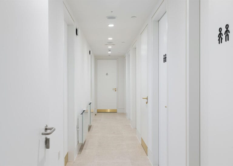 Dolphin Innovative Soap Dispensing System, Exchange House Project