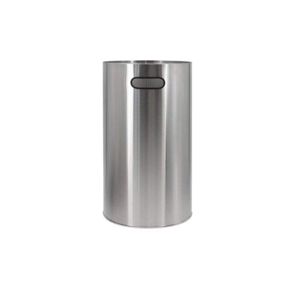 DOLPHIN STAINLESS STEEL ROUND BIN WITH CASTORS