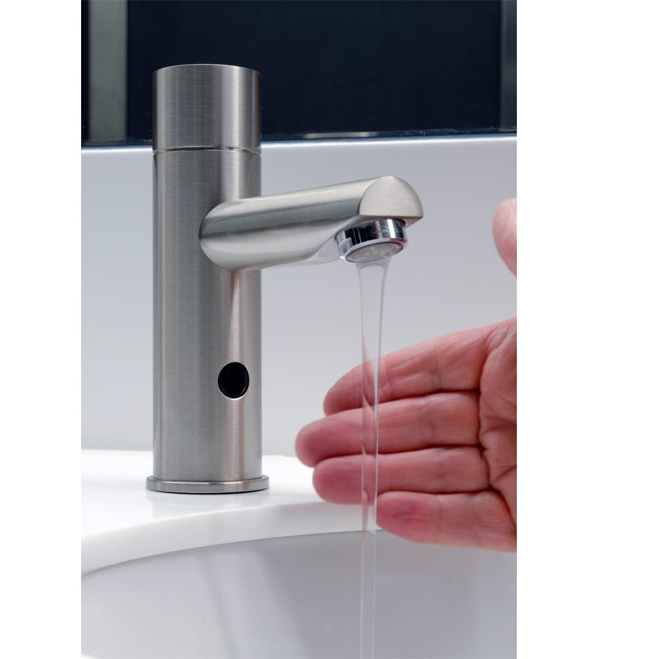 How does commercial foam soap save water