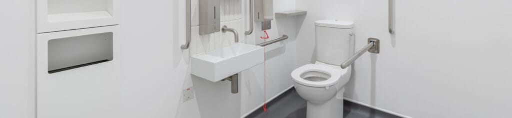 Accessible WC pan dimensions