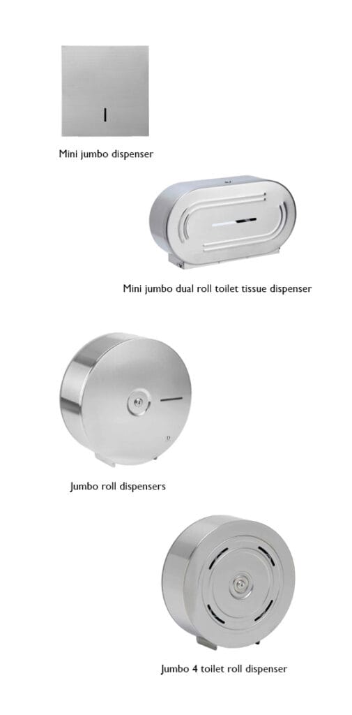 Commercial jumbo roll dispenser