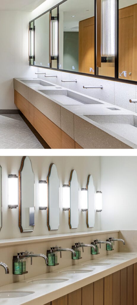 Behind Mirror System washroom system is easier to service, maintain
