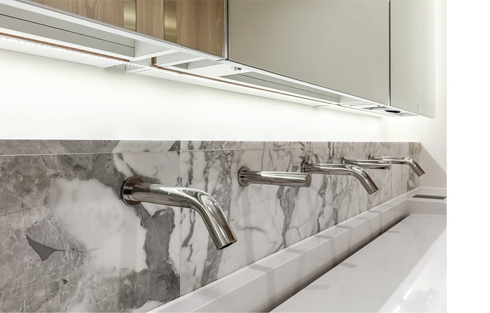 EPD is important for commercial washroom taps and soap dispensers