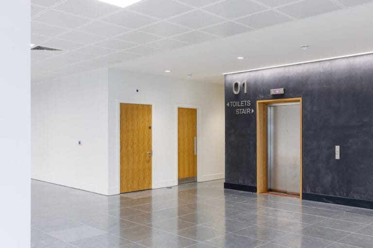 Lakeside House office building hallways