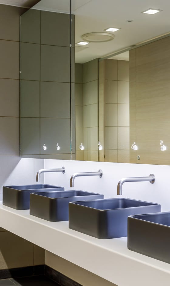 Commercial sensor taps designed with wall plate kits
