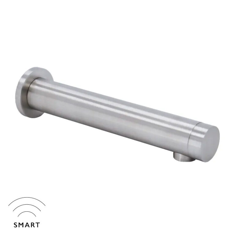 Dolphin Inform straight wall tap - StrataPlate version