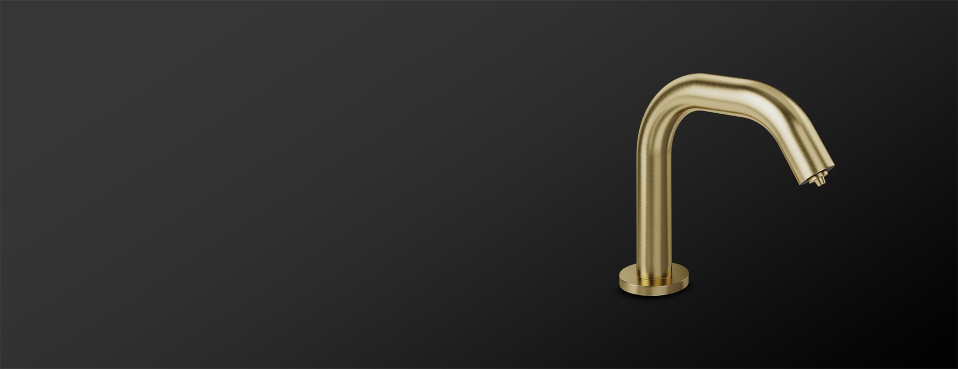 Dolphin DS413 InForm Soap Dispenser in gold finish