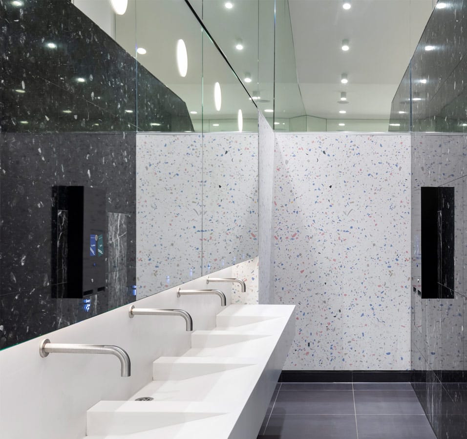Alavo and touch free sensor taps integrated with a point of use water heater
