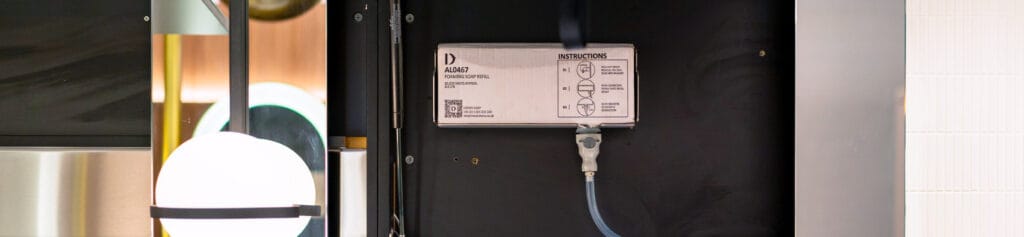 Soap cartridge refill for commercial soap system