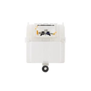 DOLPHIN BLUE FRAMELESS SHORT CISTERN - PNEUMATIC