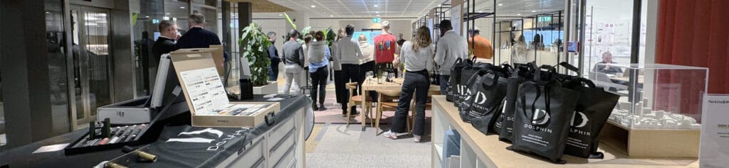 Dolphin showcase pop-up at Perkins&Will