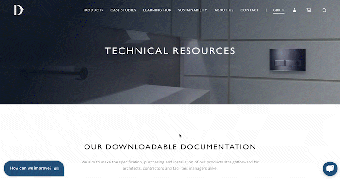 Resources and Downloads animated instruction
