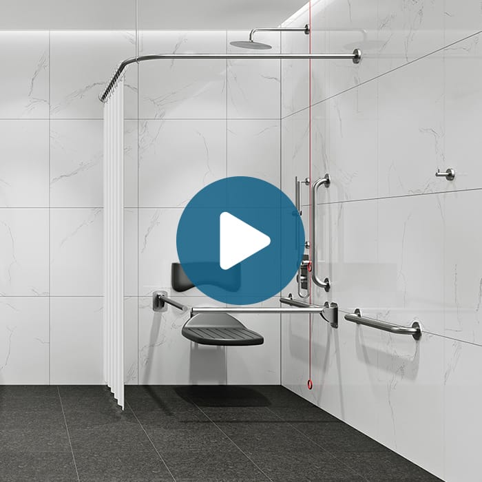 Walk In Shower Commercial Video | Commercial Shower Design Considerations | Dolphin Solutions