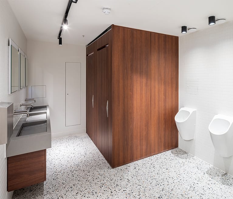 WELL compliant washroom at Space House London