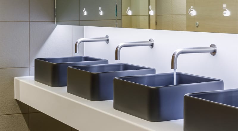 KIWA matters for this line of commercial washroom SMART taps