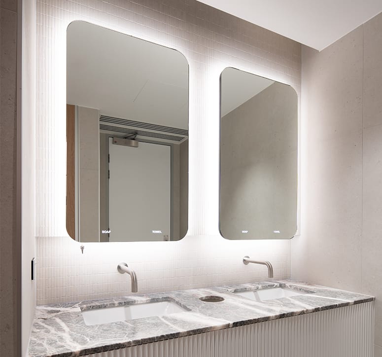 Alavo Solo Behind Mirror System by Dolphin Solutions