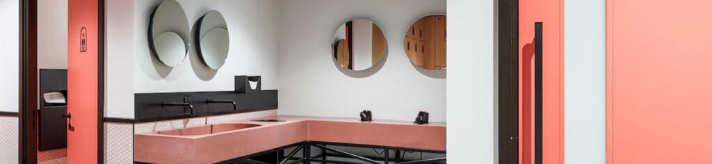 Page banner of the Commercial Design Trends for Washrooms 2025 Blog