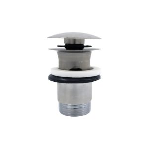 SATIN BRUSHED CLICK CLACK BASIN WASTE