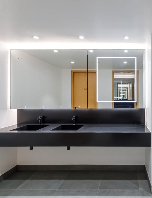 Washroom aesthetics design