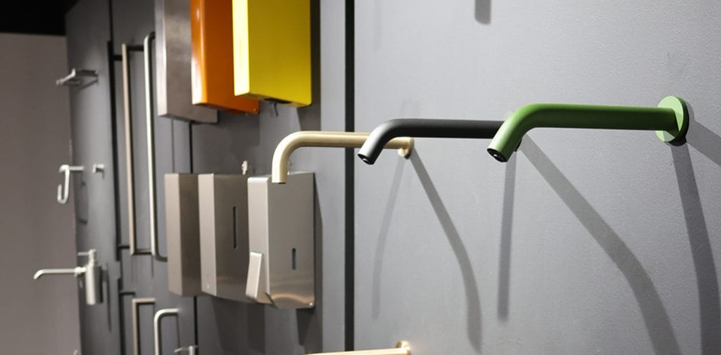 Dolphin Design Hub showcasing extensive range of commercial washroom products