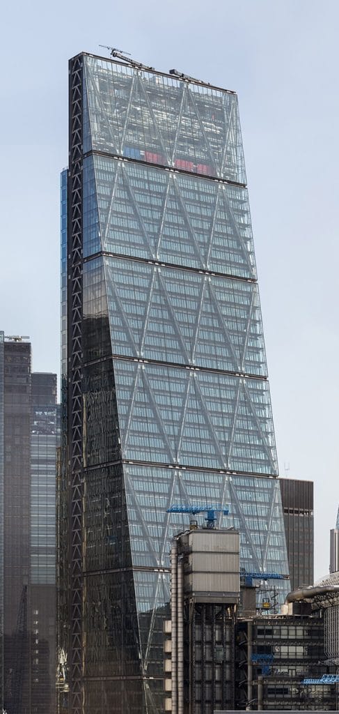 Leadenhall Tower or informally the Cheesegrater,
