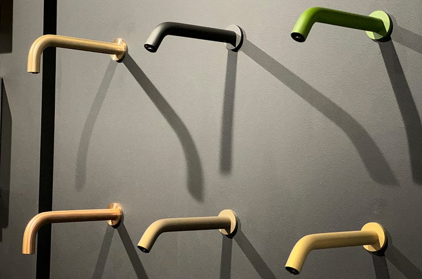 Dolphin Design Hub Taps with Special Finishes