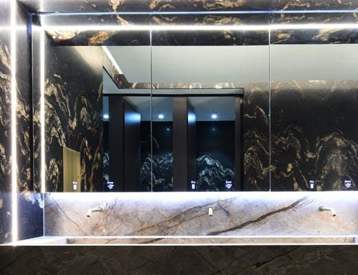 Dolphin WashWall Classic - Behind Mirror System