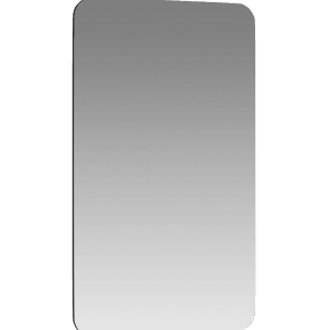 DOLPHIN RECTANGULAR MIRROR - RADIUS CORNERS