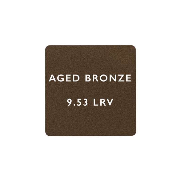 Aged Bronze Ceramic Finish Sample Plate